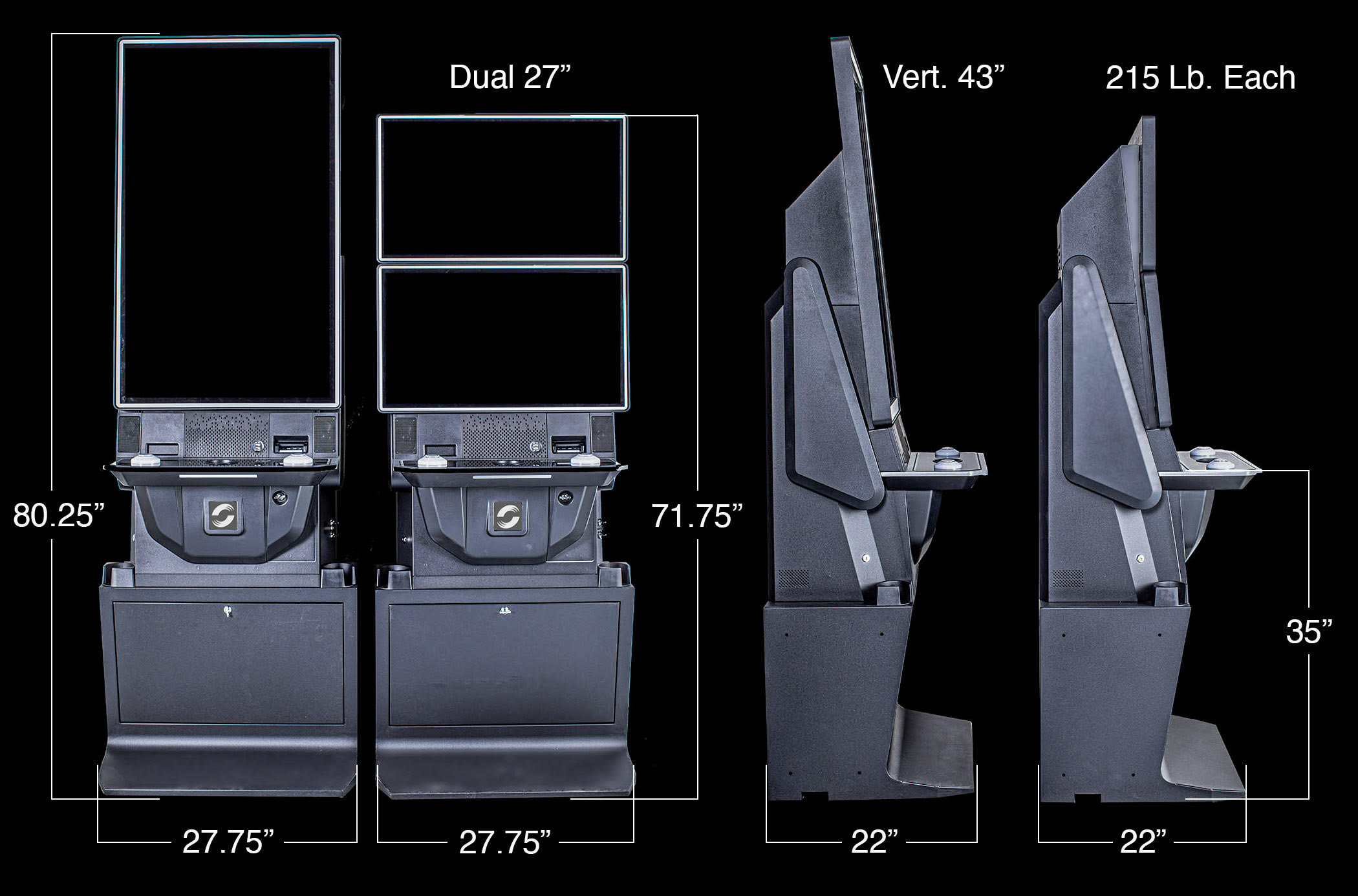 Sling Shot Machine - Cabinet Specifications